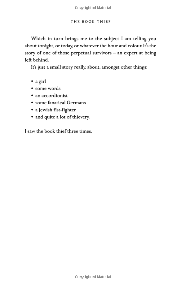 the book thief (definitions young adult)