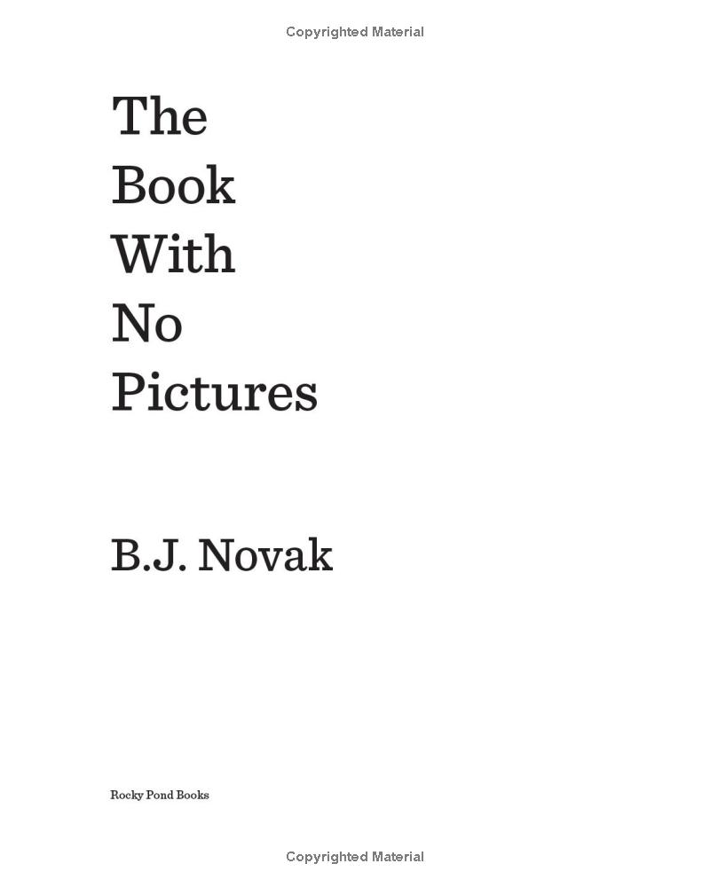 the book with no pictures