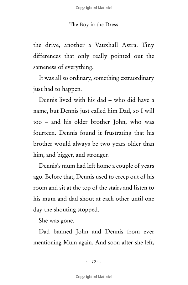 the boy in the dress