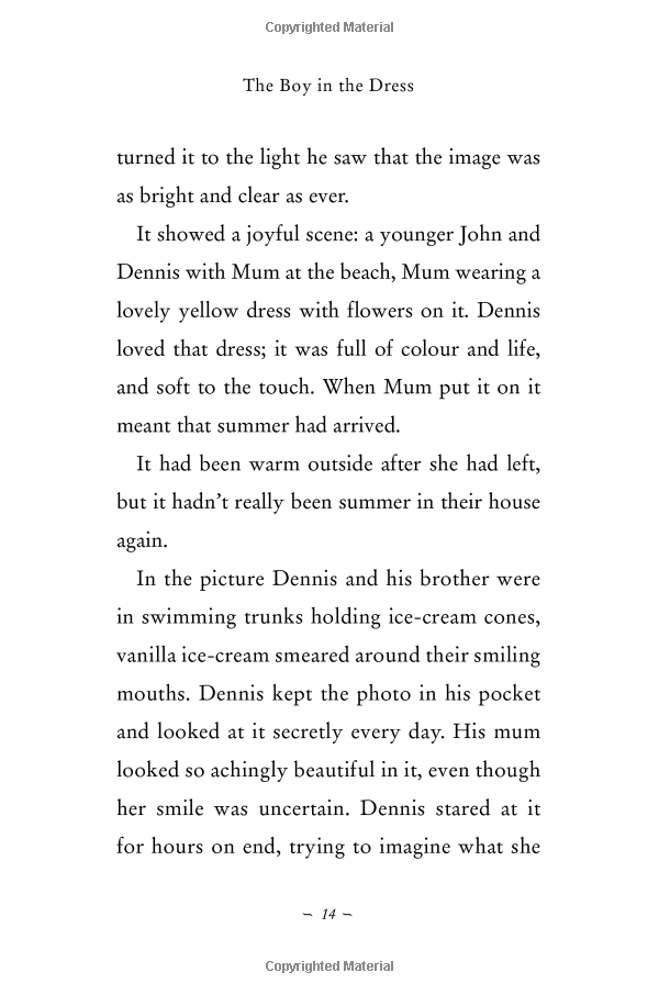 the boy in the dress