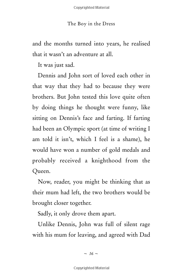 the boy in the dress