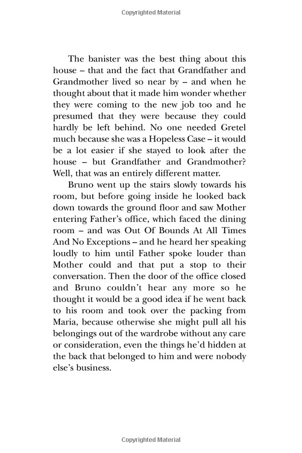 the boy in the striped pajamas