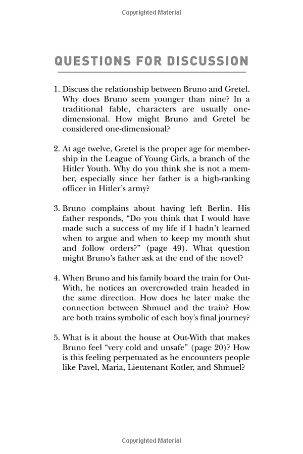 the boy in the striped pajamas