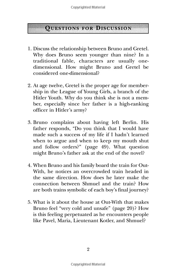 the boy in the striped pajamas