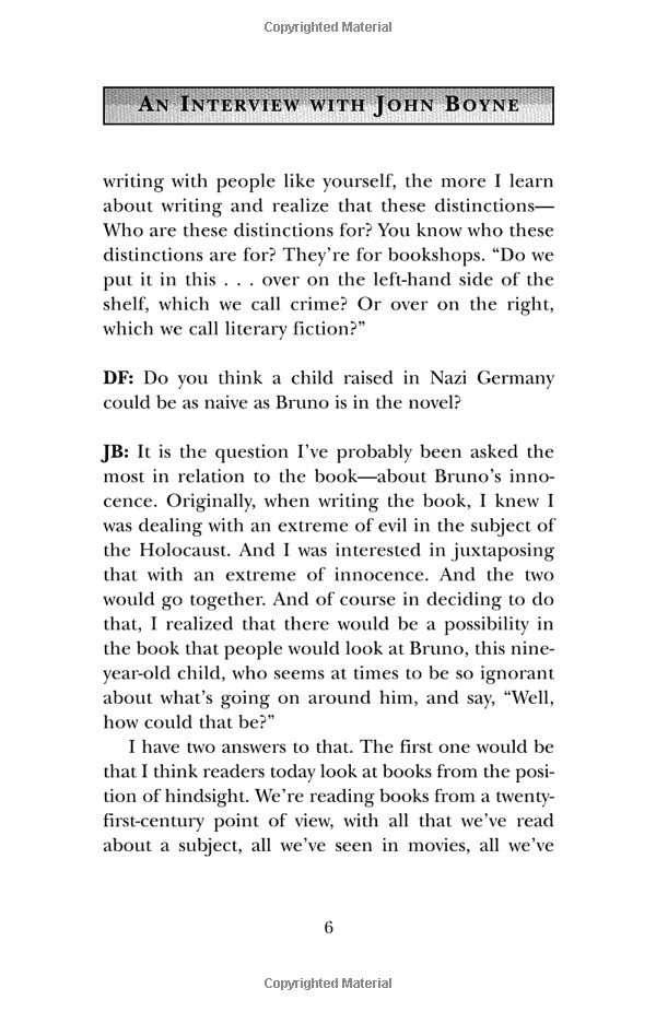 the boy in the striped pajamas