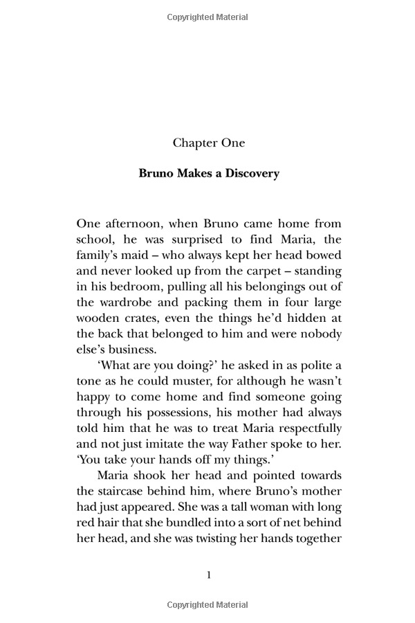 the boy in the striped pajamas