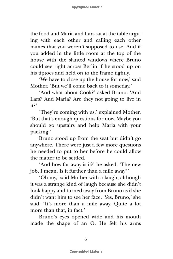 the boy in the striped pajamas