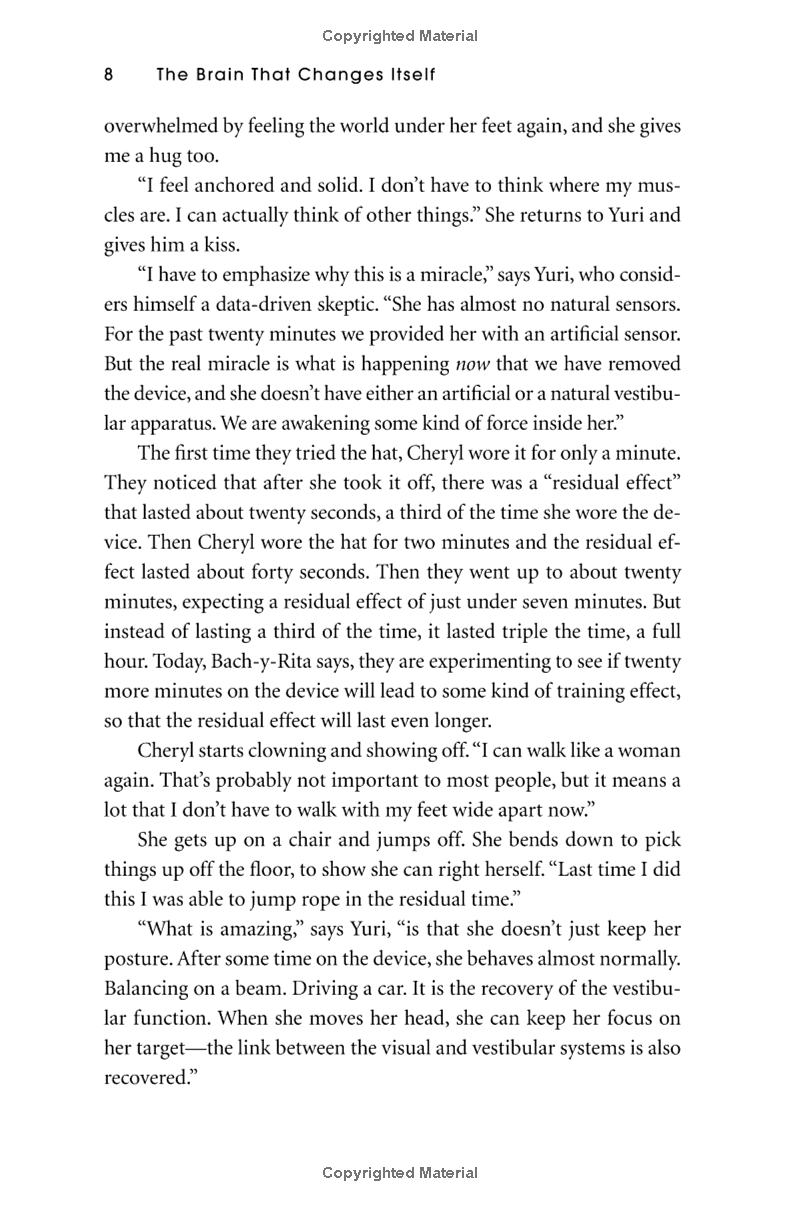 the brain that changes itself: stories of personal triumph from the frontiers of brain science