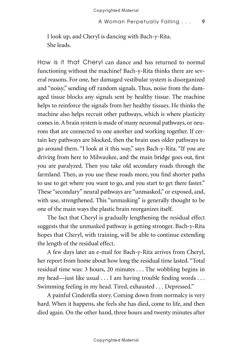 the brain that changes itself: stories of personal triumph from the frontiers of brain science