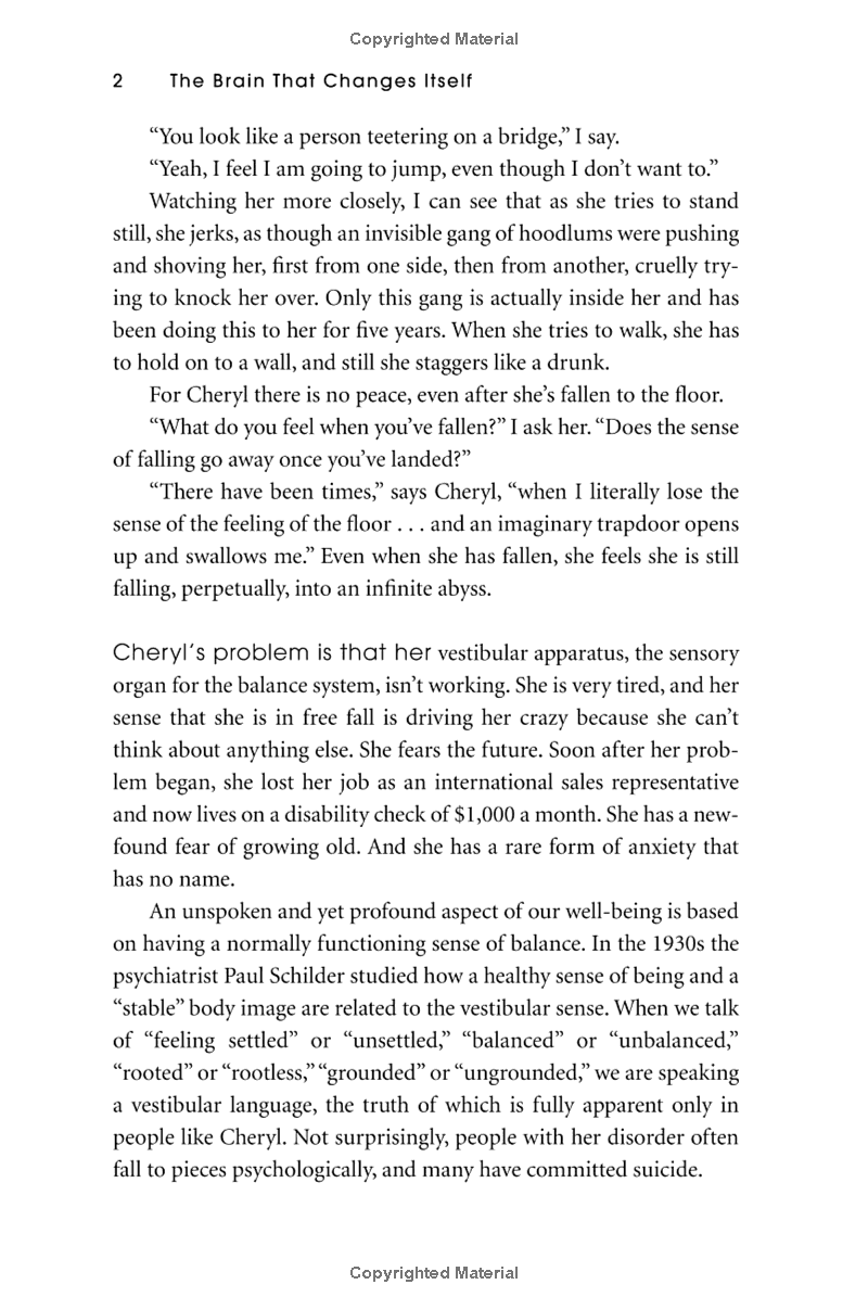 the brain that changes itself: stories of personal triumph from the frontiers of brain science