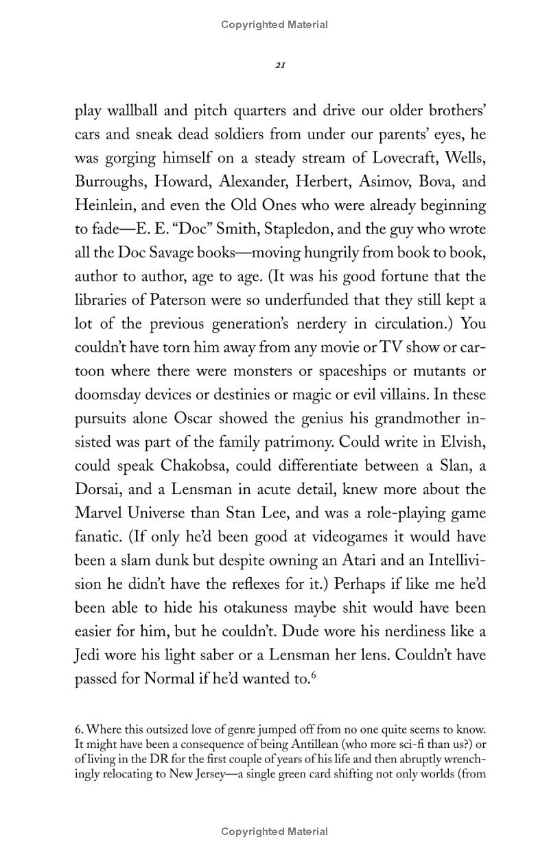 the brief wondrous life of oscar wao