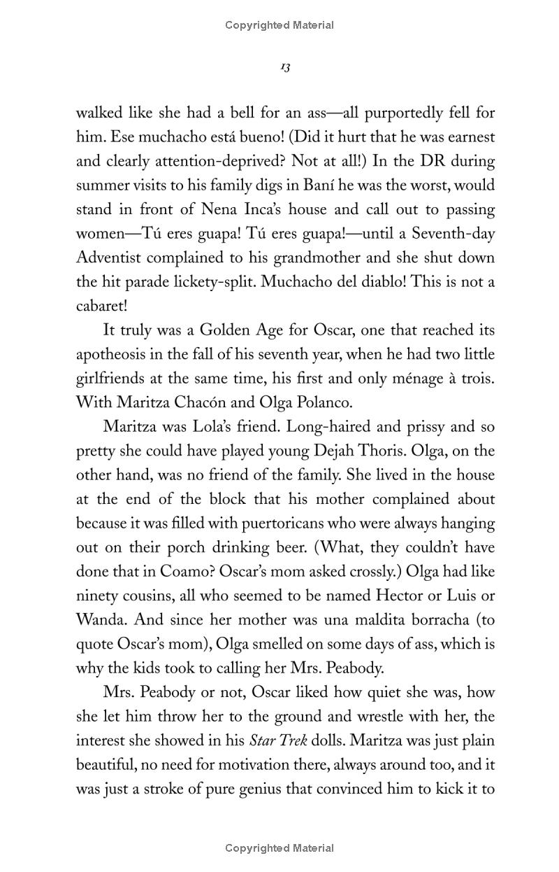 the brief wondrous life of oscar wao