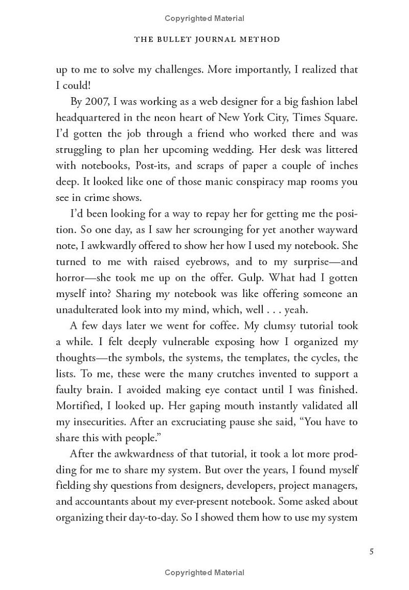the bullet journal method