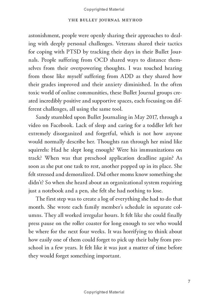 the bullet journal method