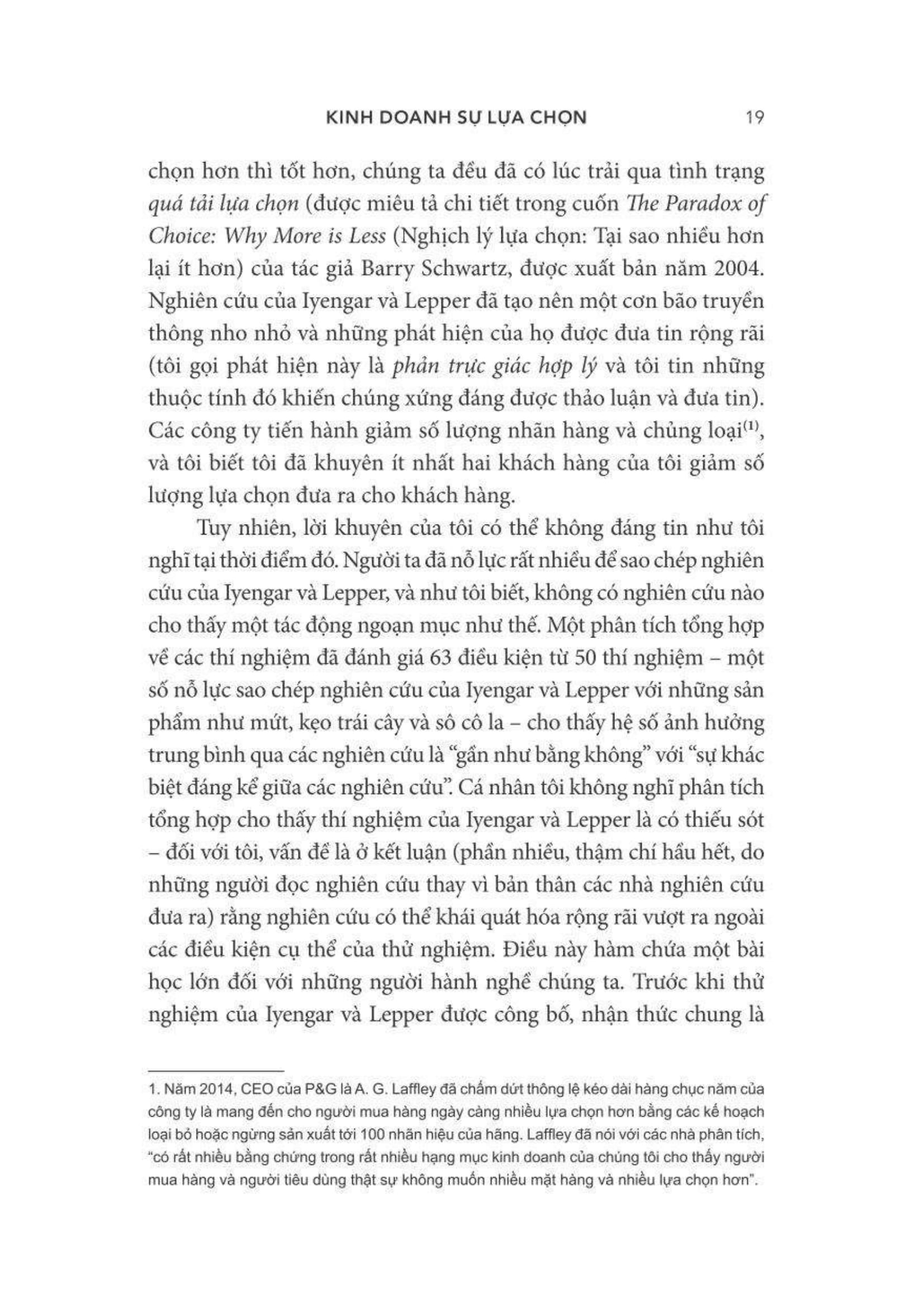 the business of choice - kinh doanh sự lựa chọn