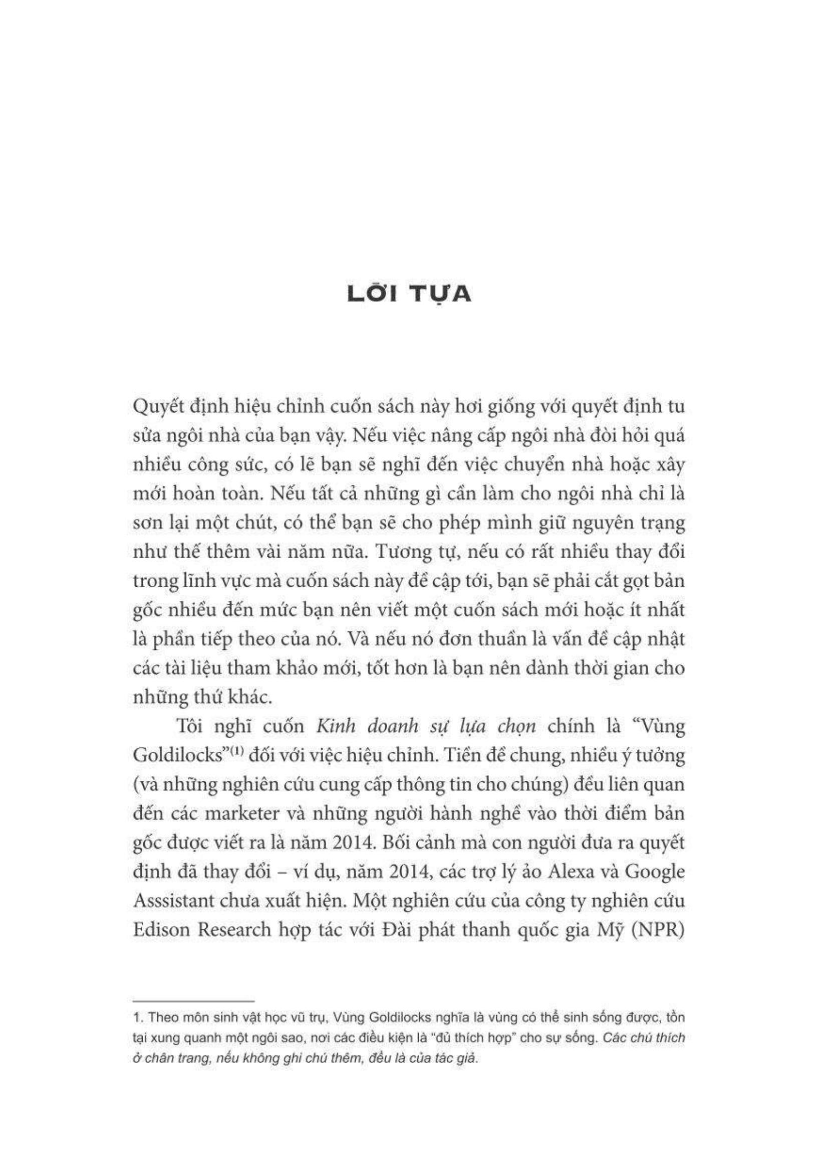 the business of choice - kinh doanh sự lựa chọn