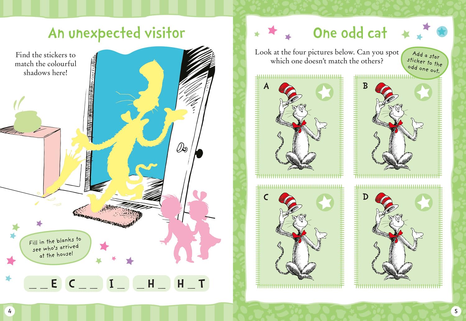 the cat in the hat activity book