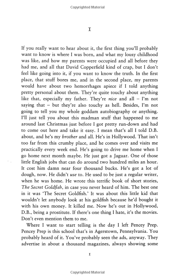 the catcher in the rye