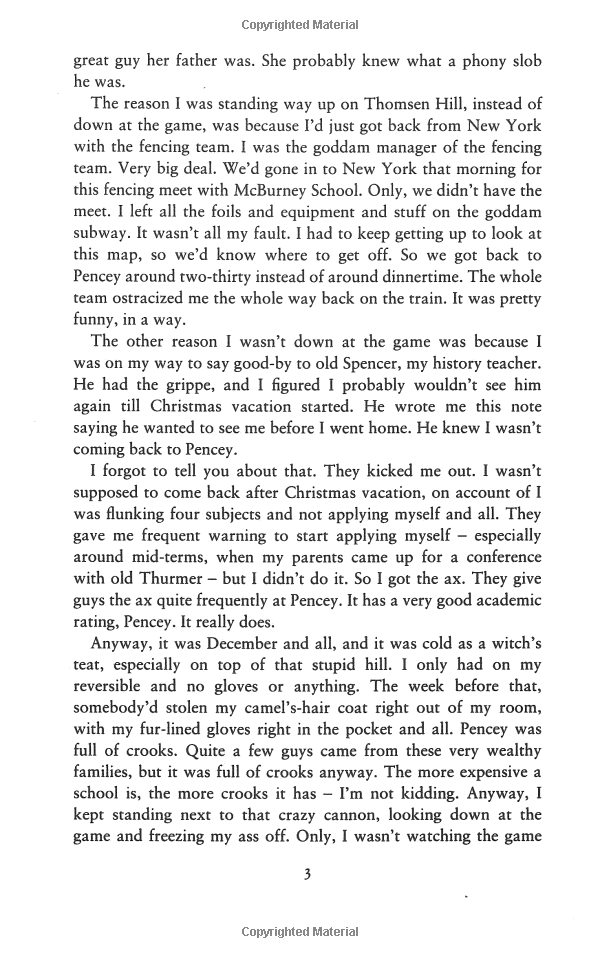 the catcher in the rye