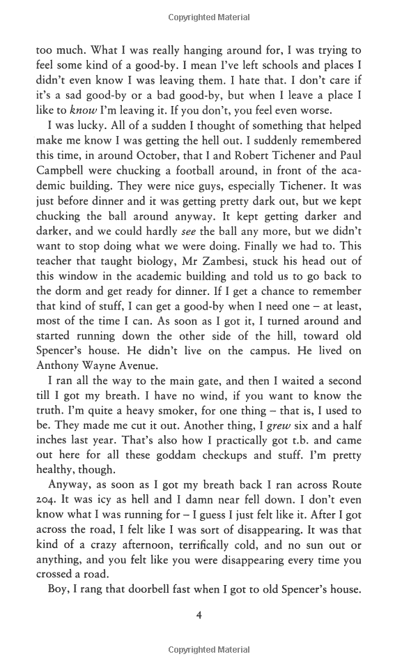 the catcher in the rye