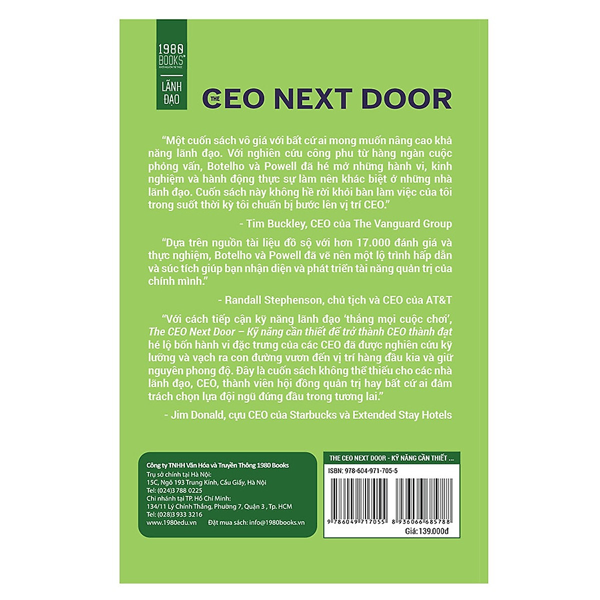 the ceo next door - kỹ năng cần thiết để trở thành ceo thành đạt