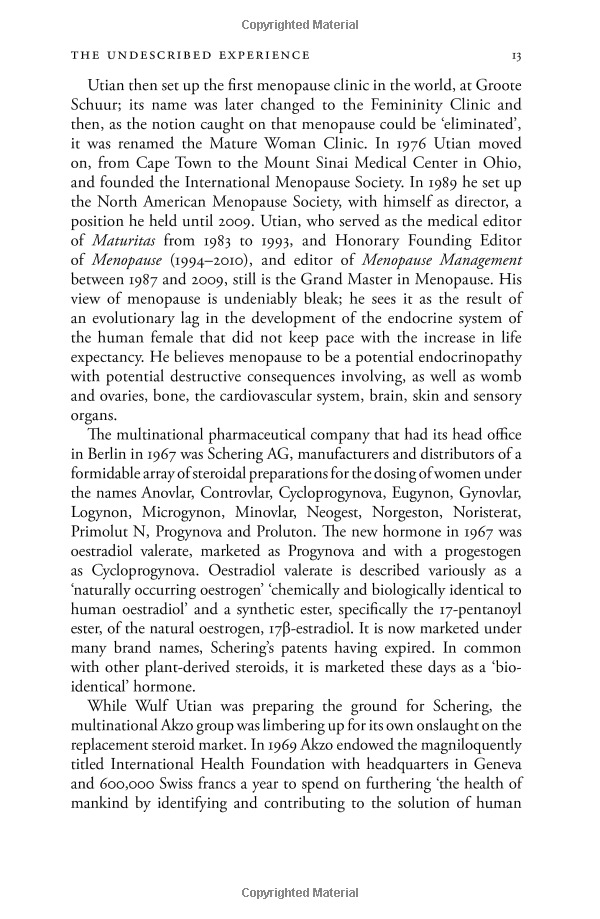 the change: women, ageing and the menopause