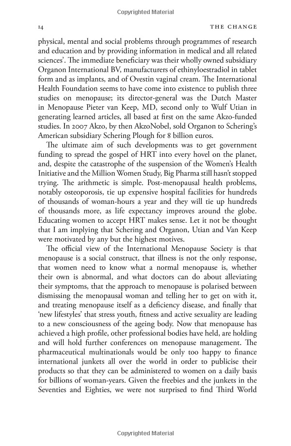 the change: women, ageing and the menopause