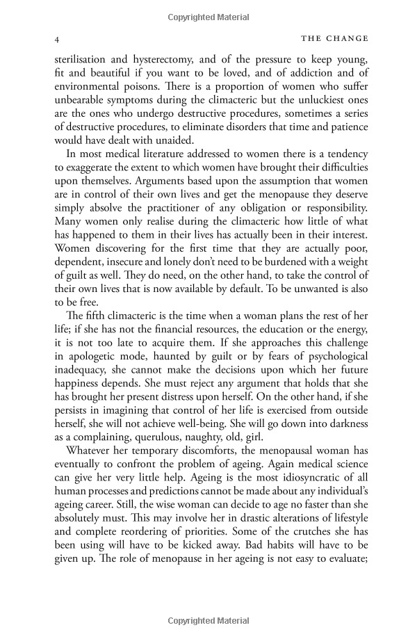 the change: women, ageing and the menopause