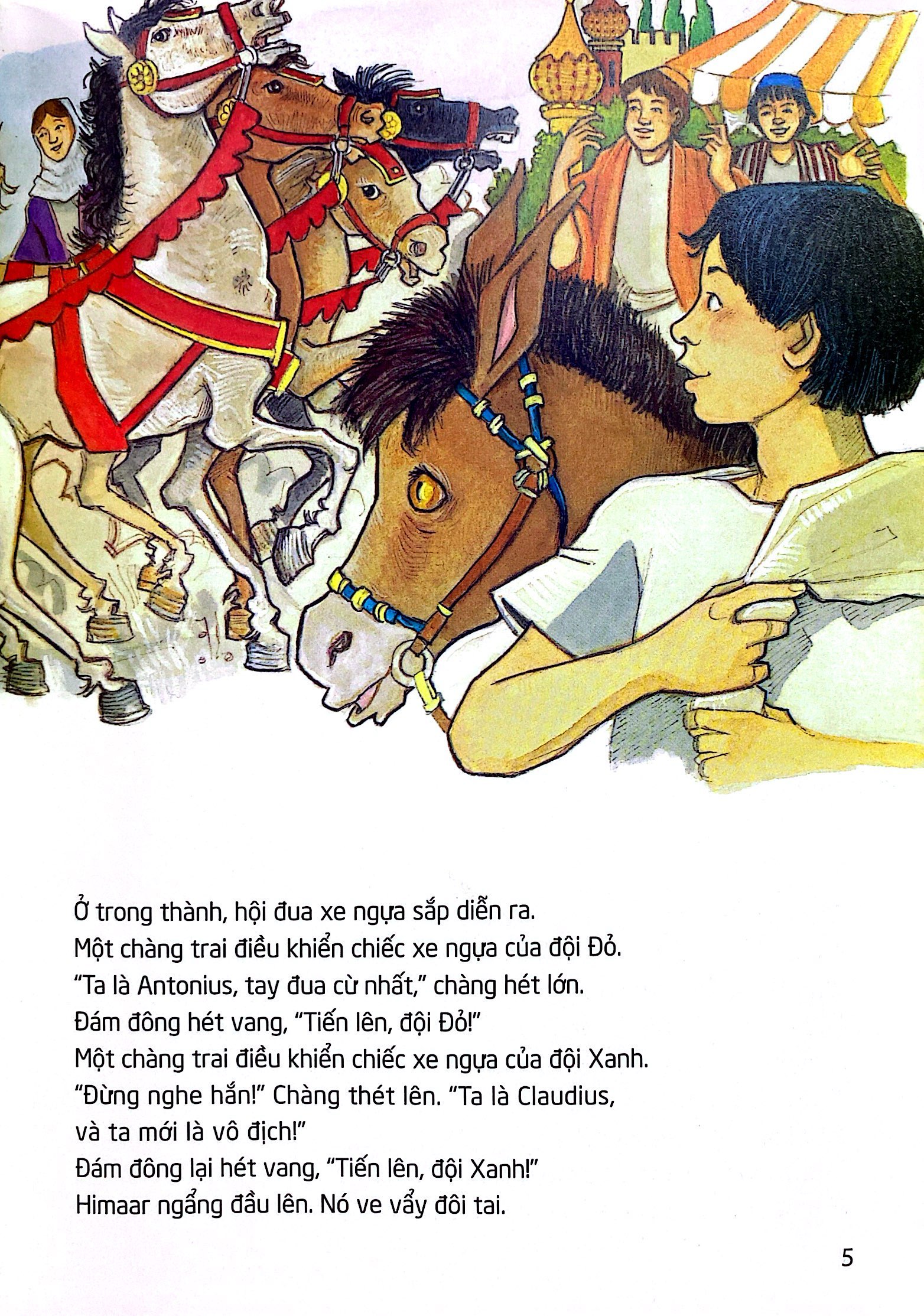 the chariot race - cuộc đua kỳ thú (song ngữ anh việt)