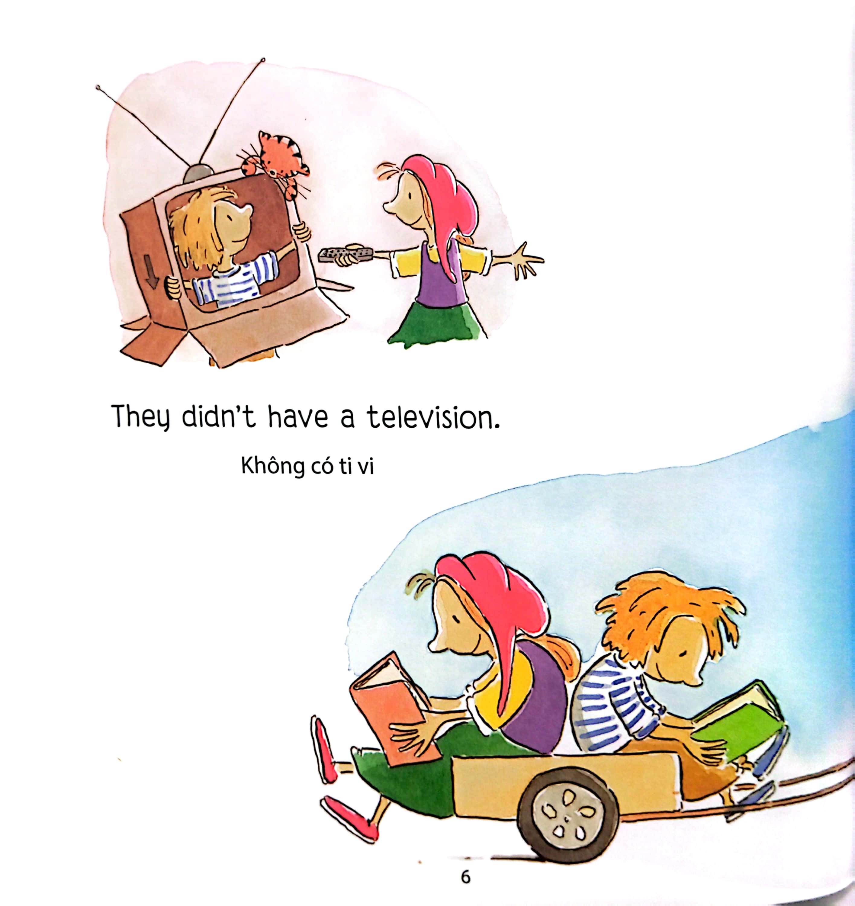 the children who loved books - những đứa trẻ yêu sách - song ngữ anh-việt