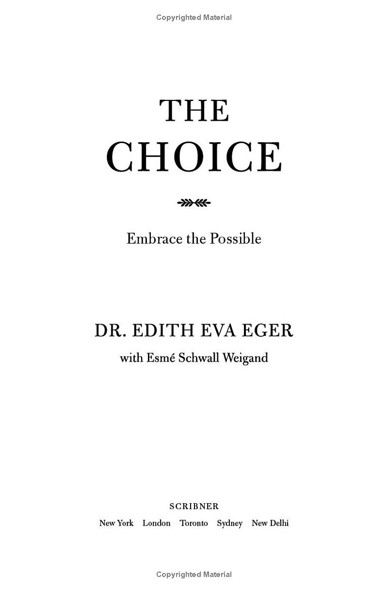 the choice: embrace the possible