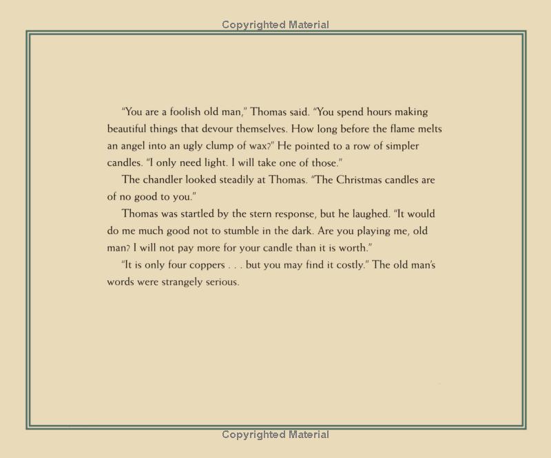 the christmas candle