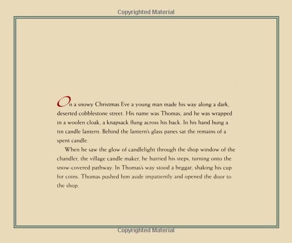 the christmas candle