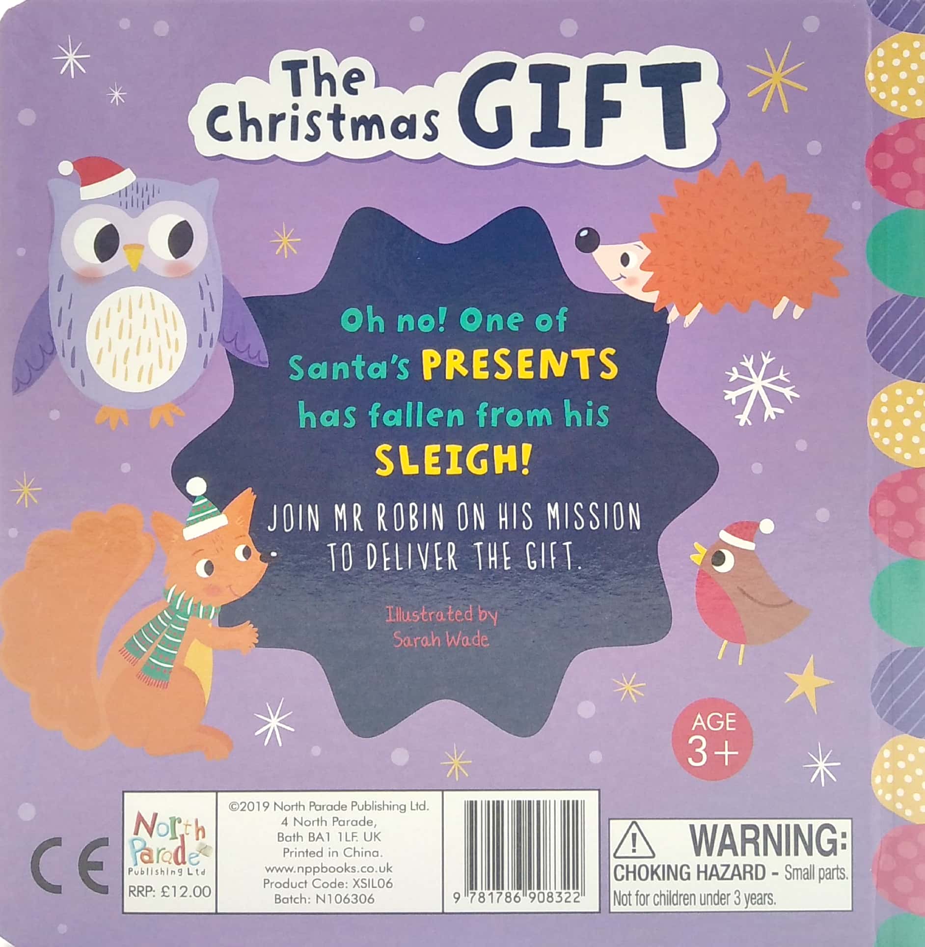 the christmas gift - silicon board books