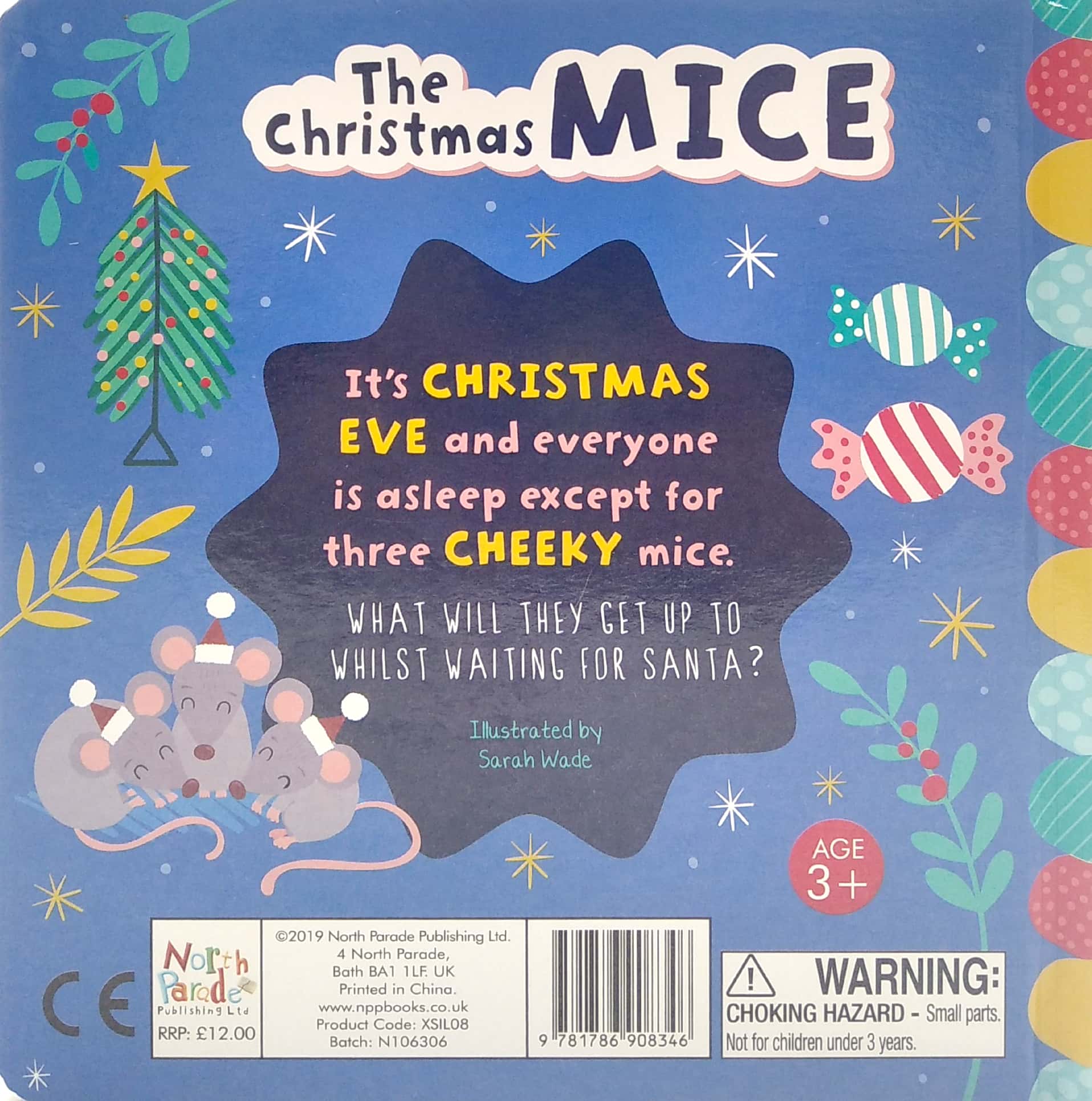 the christmas mice - silicon board books