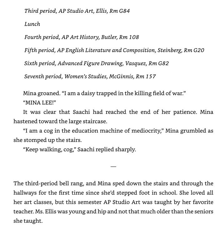 the colliding worlds of mina lee