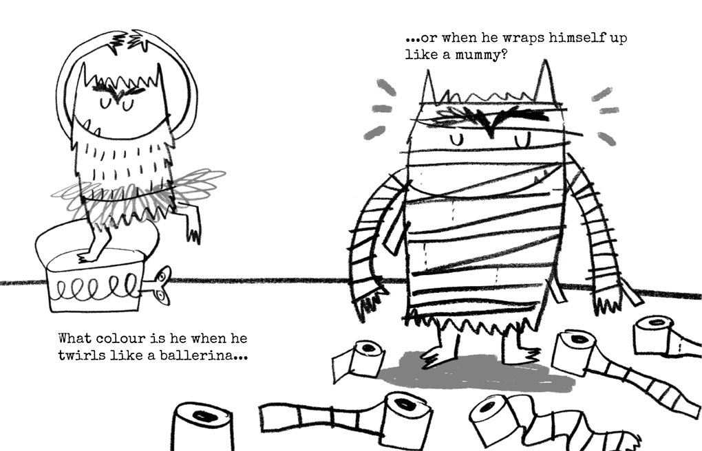 the colour monster - a color activity book