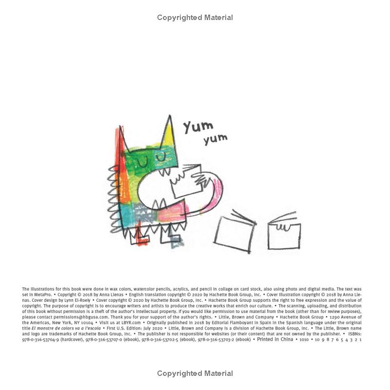 the colour monster goes to school