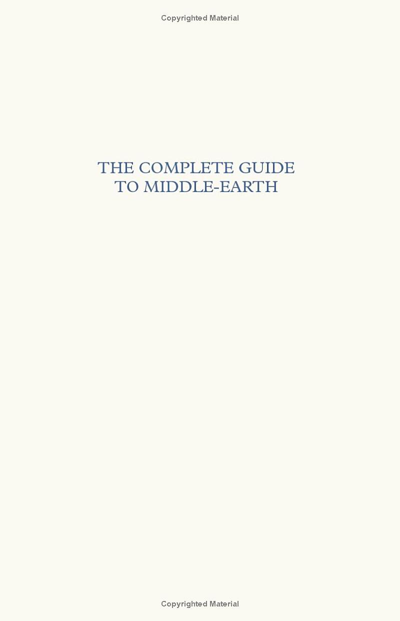 the complete guide to middle-earth: the definitive guide to the world of j.r.r. tolkien
