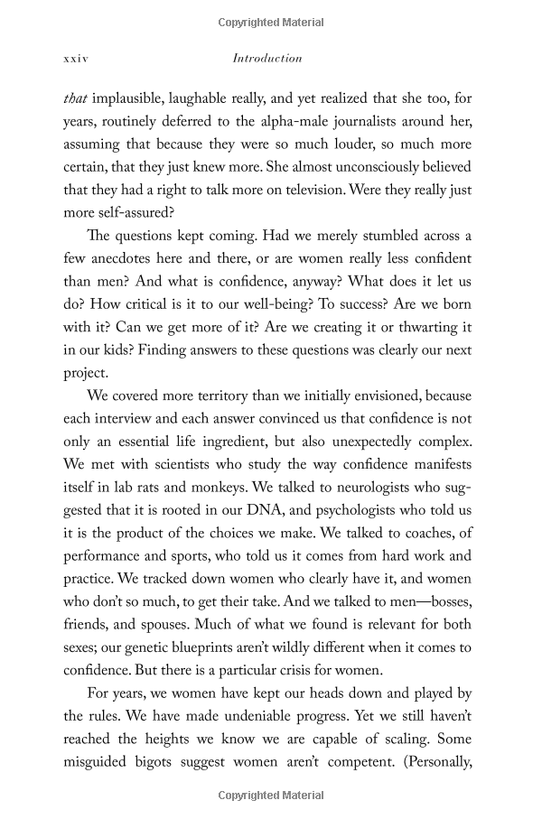 the confidence code: the science and art of self-assurance---what women should know