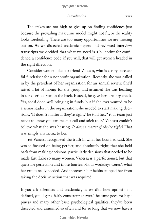 the confidence code: the science and art of self-assurance---what women should know
