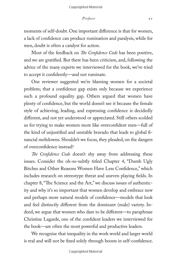 the confidence code: the science and art of self-assurance---what women should know