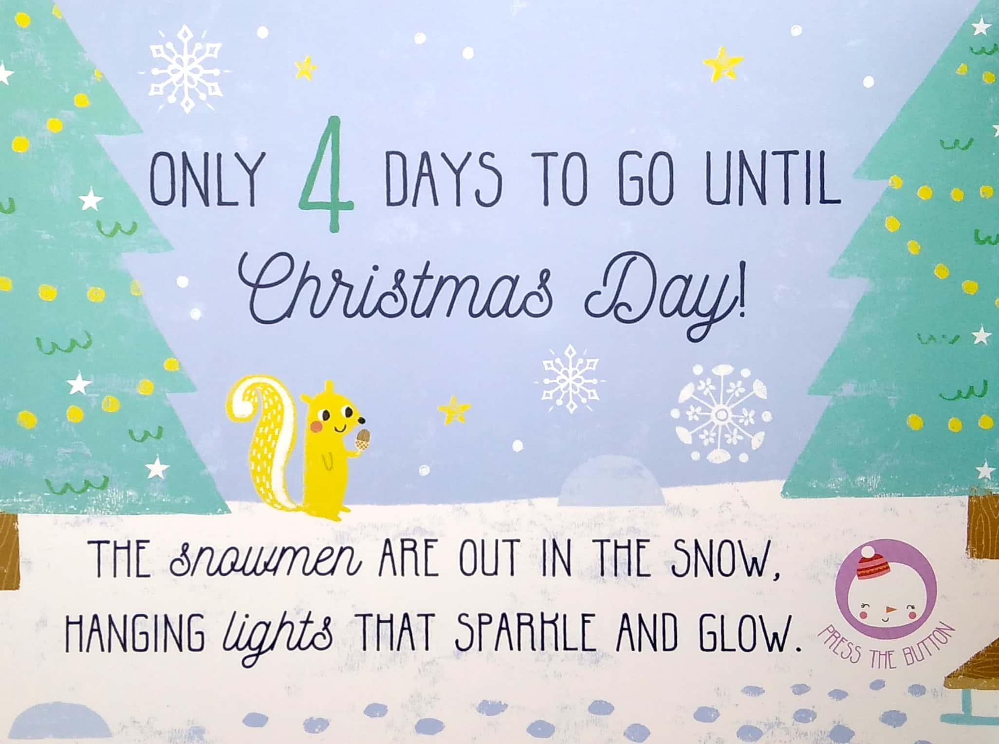 the countdown to christmas - press and play sound book