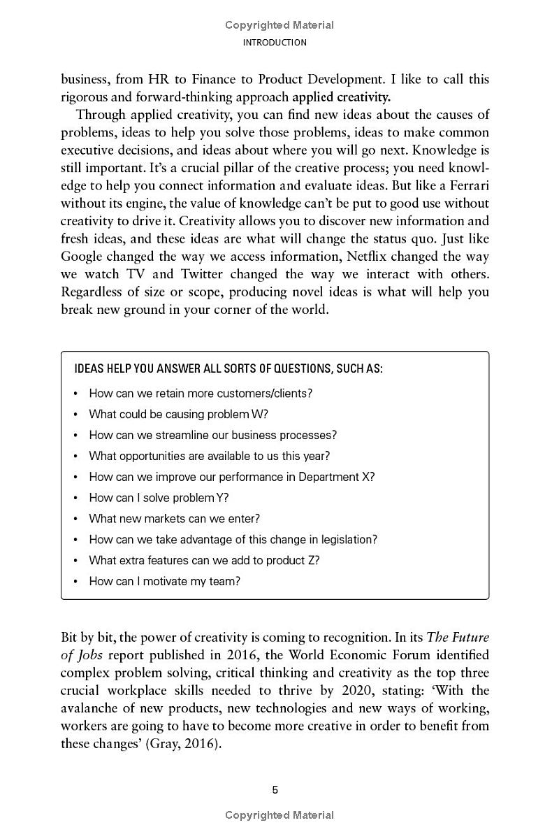 the creative thinking handbook - your step-by-step guide to problem solving in business