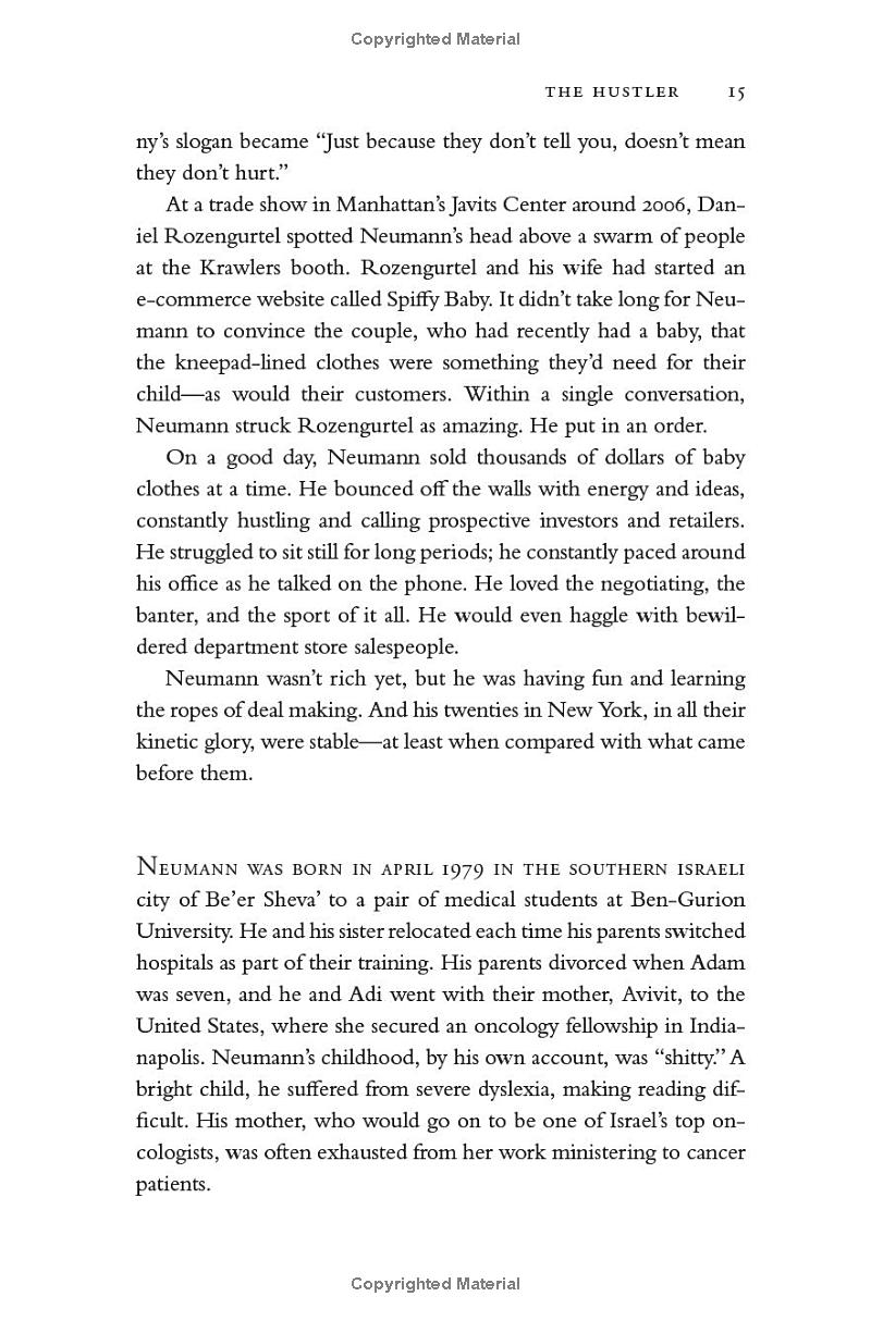 the cult of we : wework and the great start-up delusion