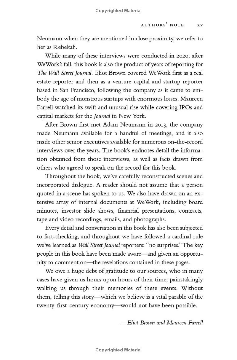 the cult of we : wework and the great start-up delusion