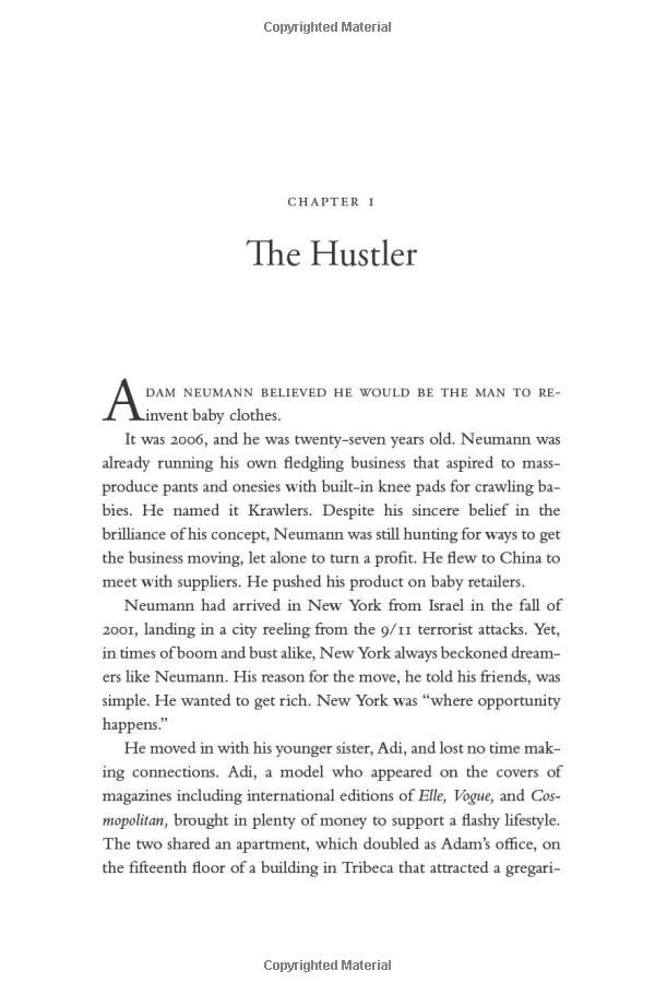 the cult of we : wework and the great start-up delusion