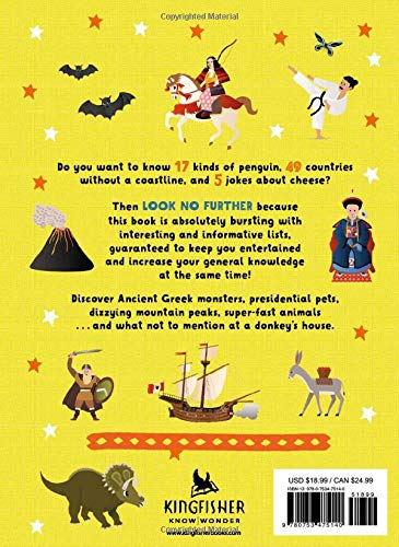 the curious book of lists: 263 fun, fascinating and fact-filled lists