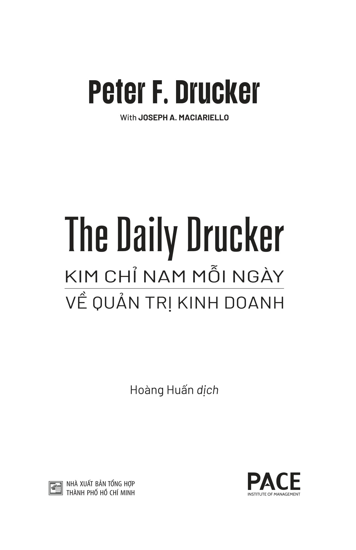the daily drucker - kim chỉ nam mỗi ngày về quản trị kinh doanh - the daily drucker