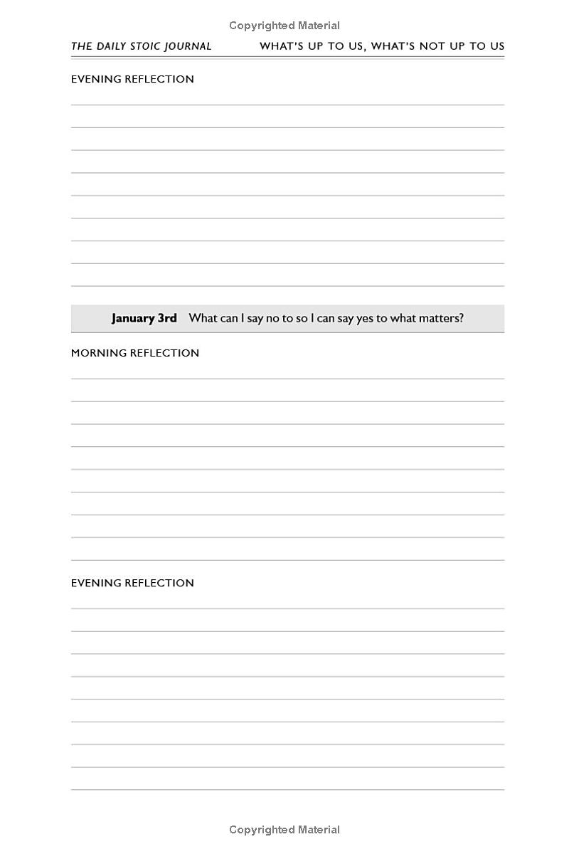 The Daily Stoic Journal